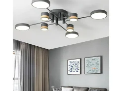 Lámpara De Techo Toolight App528-8C Grey Gris Outlet