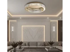 Plafón-Lámpara De Techo Toolight App1721-C Gold 50 Dorado