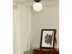 Plafón-Lámpara De Techo Toolight App1155-1C Black Negro