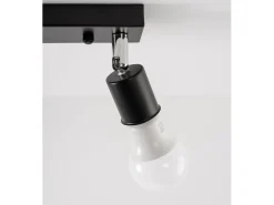 Plafón-Lámpara De Techo Toolight App696-2C Black Negro
