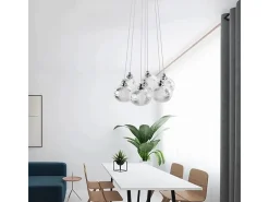 Lámpara De Techo Toolight Ms021-7Cp Chrome Gris Discount