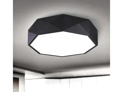 Plafón-Lámpara De Techo Toolight App863-C Diamond 50Cm Black Negro