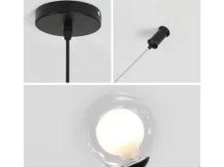 Lámpara De Techo Toolight App754-8Cp Black Negro Clearance