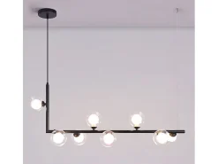 Lámpara De Techo Toolight App754-8Cp Black Negro Clearance