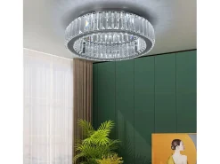 Lámpara De Techo Toolight App1742-C Chrome 40 Gris Sale
