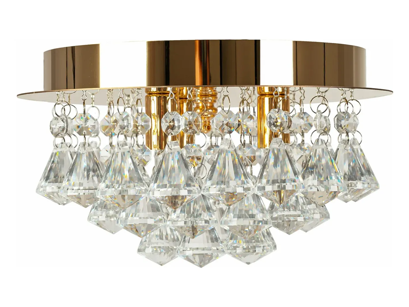 Plafón-Lámpara De Techo Toolight App1038-C Gold Dorado