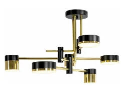 Best Lámpara De Techo Toolight App1002-6C Black Negro