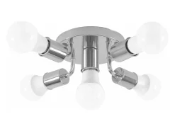 Lámpara De Techo Toolight App707-5C Light Grey Gris Discount