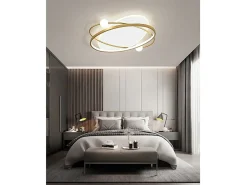 Plafón-Lámpara De Techo Toolight App1059-C Gold Dorado