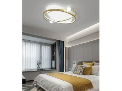 Plafón-Lámpara De Techo Toolight App1059-C Gold Dorado