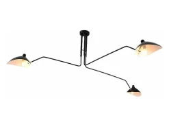 Lámpara De Techo Toolight App569-3C Black Negro