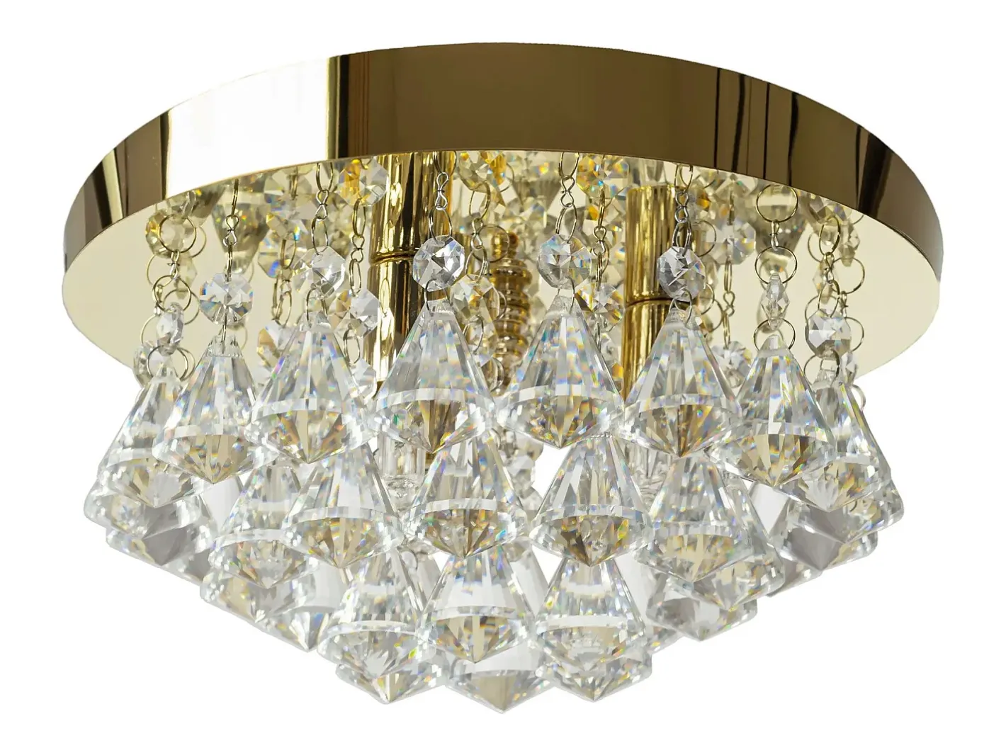 Discount Lámpara De Techo Toolight App1655-3Cp Gold Dorado