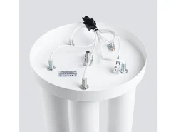 Best Sollux Lighting Lámpara de techo Toris moderno de acero - 5 fuentes luminosas 3000K - L.25 x A.33 cm - Blanco