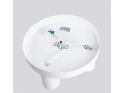Sollux Lighting Plafón-Lámpara de techo Toris moderno de acero - 3 fuentes luminosas 3000K - L.25 x A.12 cm - Blanco