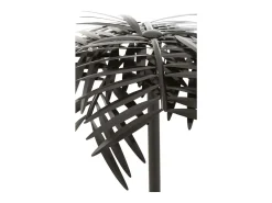 Les Tendances Lámpara Flora de hojas de metal H 73 cm Negro Online