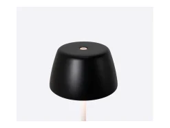 Lámpara inteligente Trilli Wi-Fi Azafrán - LED recargable, táctil, aplicación Wi-Fi, cerámica decorada en blanco y Negro Hot