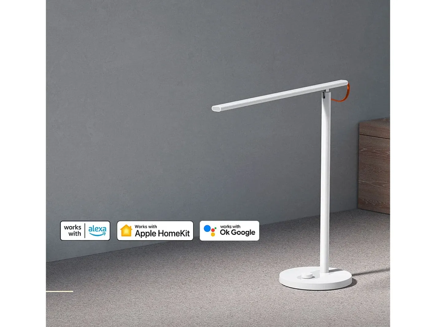 Xiaomi Lámpara inteligente Mi LED Desk Lamp 1S 6W control por voz Blanco