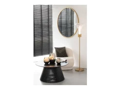 J-Line Lámpara LED alta de vidrio 34*34*155 cm Transparente