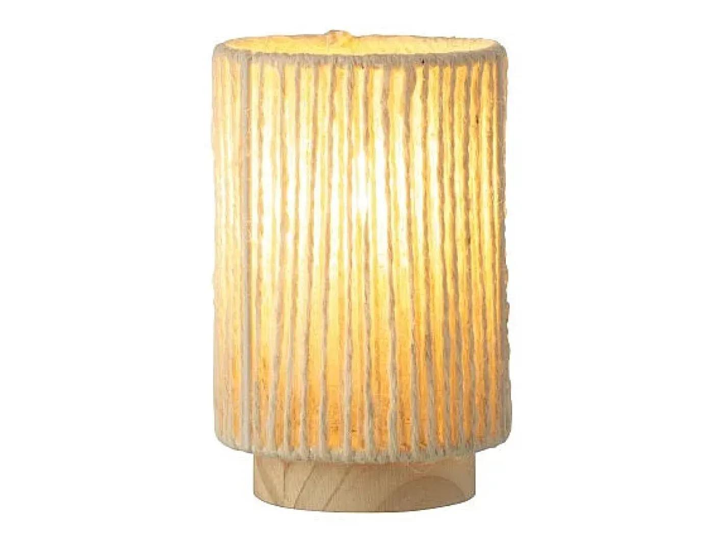 Online J-Line Lámpara led de metal 10.5x10.5x16 cm Beige