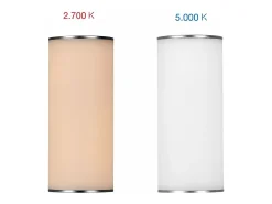 Lámpara LED portátil y regulable Converse con batería Li-Ion de 2,5w. Desde 2700K hasta 5000K. Blanco Online