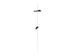 Clearance Lámpara LED suspendida Zafferano SUPER O negra recargable y regulable - 2 módulos de luz Negro