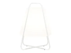 Lámpara LED Tipi Azafrán Recargable - Táctil, Interior y Exterior IP65, Diseño Moderno Sin Cables Blanco