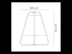 Lámpara LED Tipi Azafrán Recargable - Táctil, Interior y Exterior IP65, Diseño Moderno Sin Cables Blanco