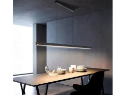 New Lámpara Led Toolight App1448-Cp Black 100Cm Negro