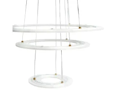 Lámpara Suspendida-Lámpara Led Toolight G041-3Cp Brush Gold Dorado