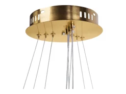 Lámpara Suspendida-Lámpara Led Toolight G041-3Cp Brush Gold Dorado