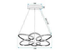 Lámpara Led Toolight G001-Cp Gold Dorado