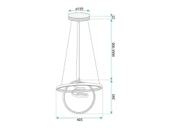 Lámpara Led Toolight G066-Cp Gold Dorado Hot