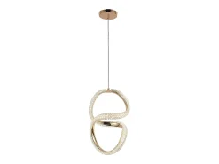 Lámpara Suspendida-Lámpara Led Toolight G069-Cp Gold Dorado