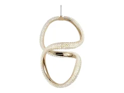 Lámpara Suspendida-Lámpara Led Toolight G069-Cp Gold Dorado
