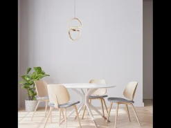 Lámpara Suspendida-Lámpara Led Toolight G069-Cp Gold Dorado