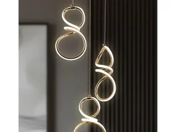 Lámpara Led Toolight G073-3Cpr Gold Dorado New
