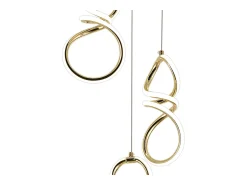 Lámpara Led Toolight G073-3Cpr Gold Dorado New