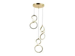 Lámpara Led Toolight G073-3Cpr Gold Dorado New