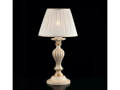 Lámpara Suspendida-Lámpara Leonardo de madera marfil y oro, 1 luz con pantalla dm.35 H.62 Ø35 BL180-LM-AV Multicolor