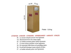New TOSEL Lámpara para Escritorio ,metal,Aluminio ,A157xD30x P42cm Plateado