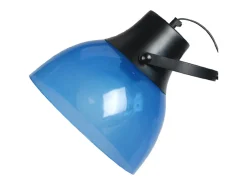 TOSEL Lámpara De Pie-Lámpara para Escritorio ,metal,Negro ,A150xD 29xP29cm Azul
