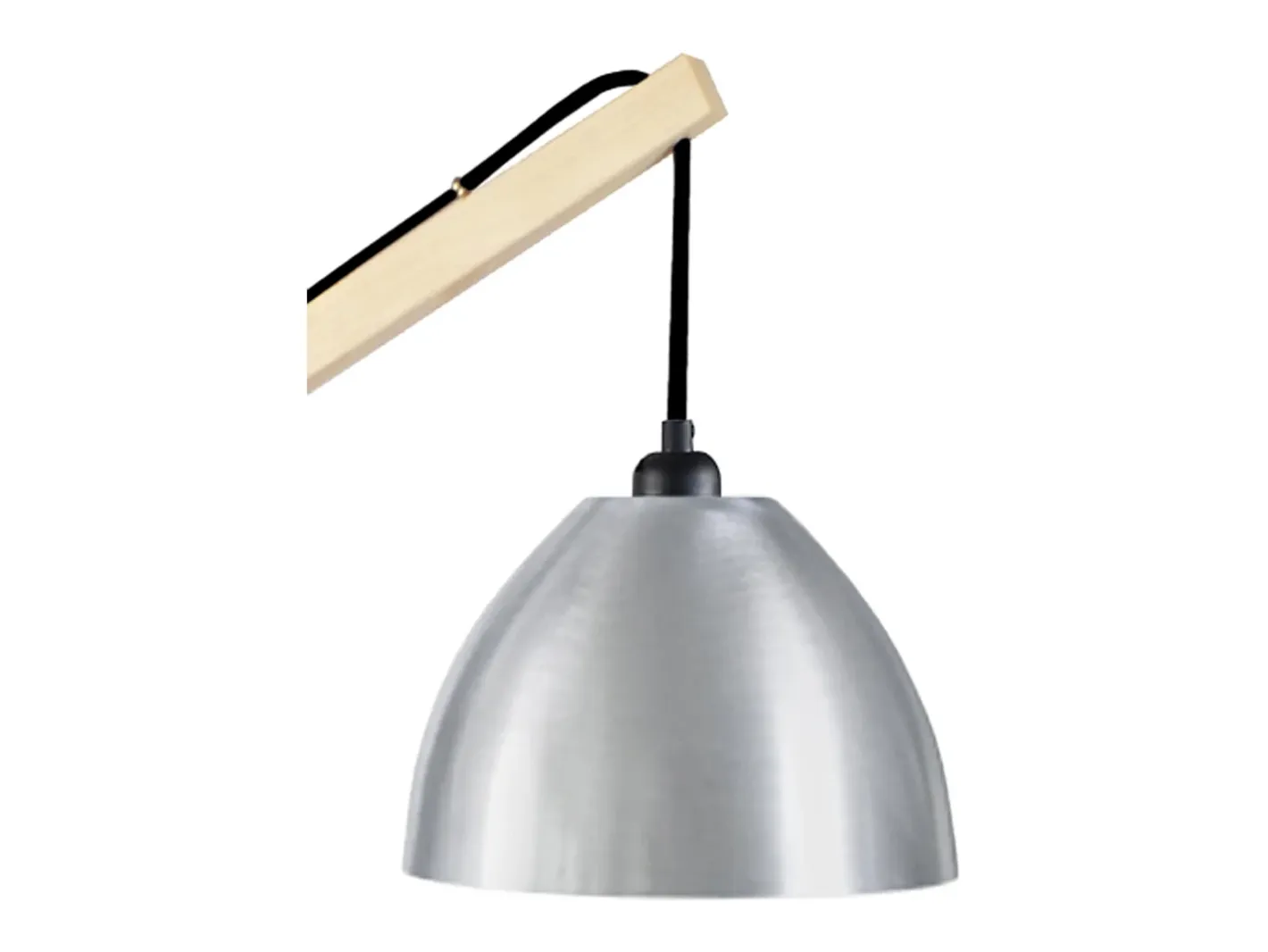 TOSEL Lámpara para Escritorio ,madera,natural,A180xD80x P 80cm Plateado Best