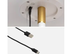 Discount Sweeek Lámpara solar led exterior, 150cm Blanco