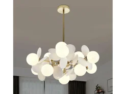 Lámpara Suspendida-Lámpara Toolight App1565-12 Gold Dorado