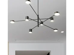 Hot Lámpara Toolight App598-8C Black Negro