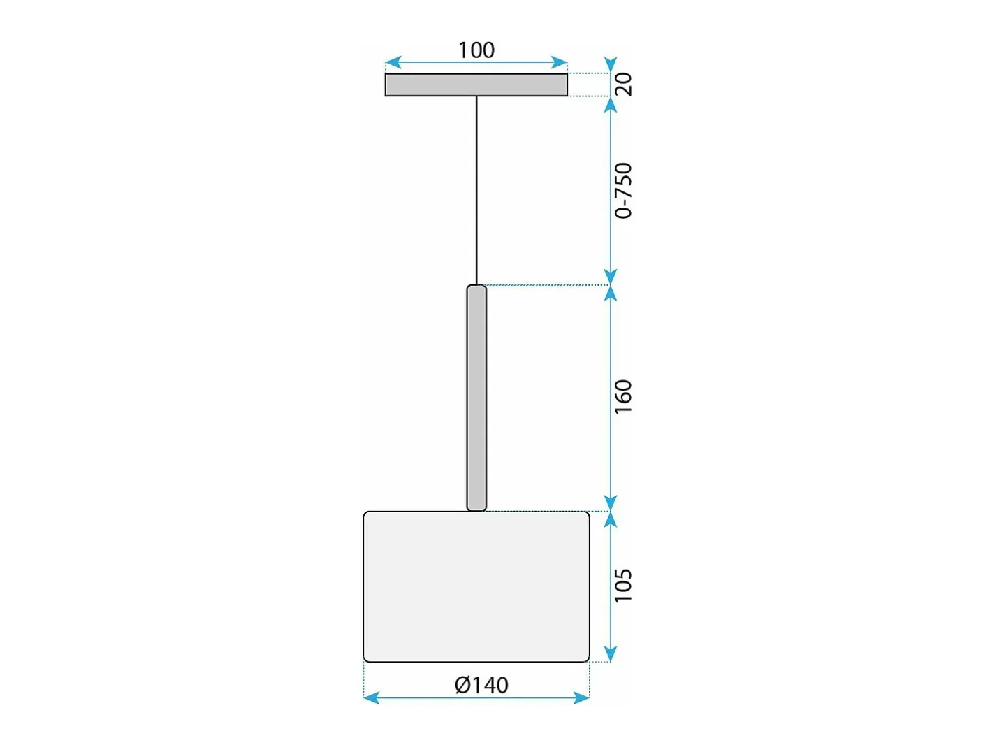 Lámpara Suspendida-Lámpara Toolight App1698-1Cp A Brown Marru00f3n