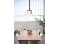 Lámpara Suspendida-Lámpara Toolight App1698-1Cp A Brown Marru00f3n