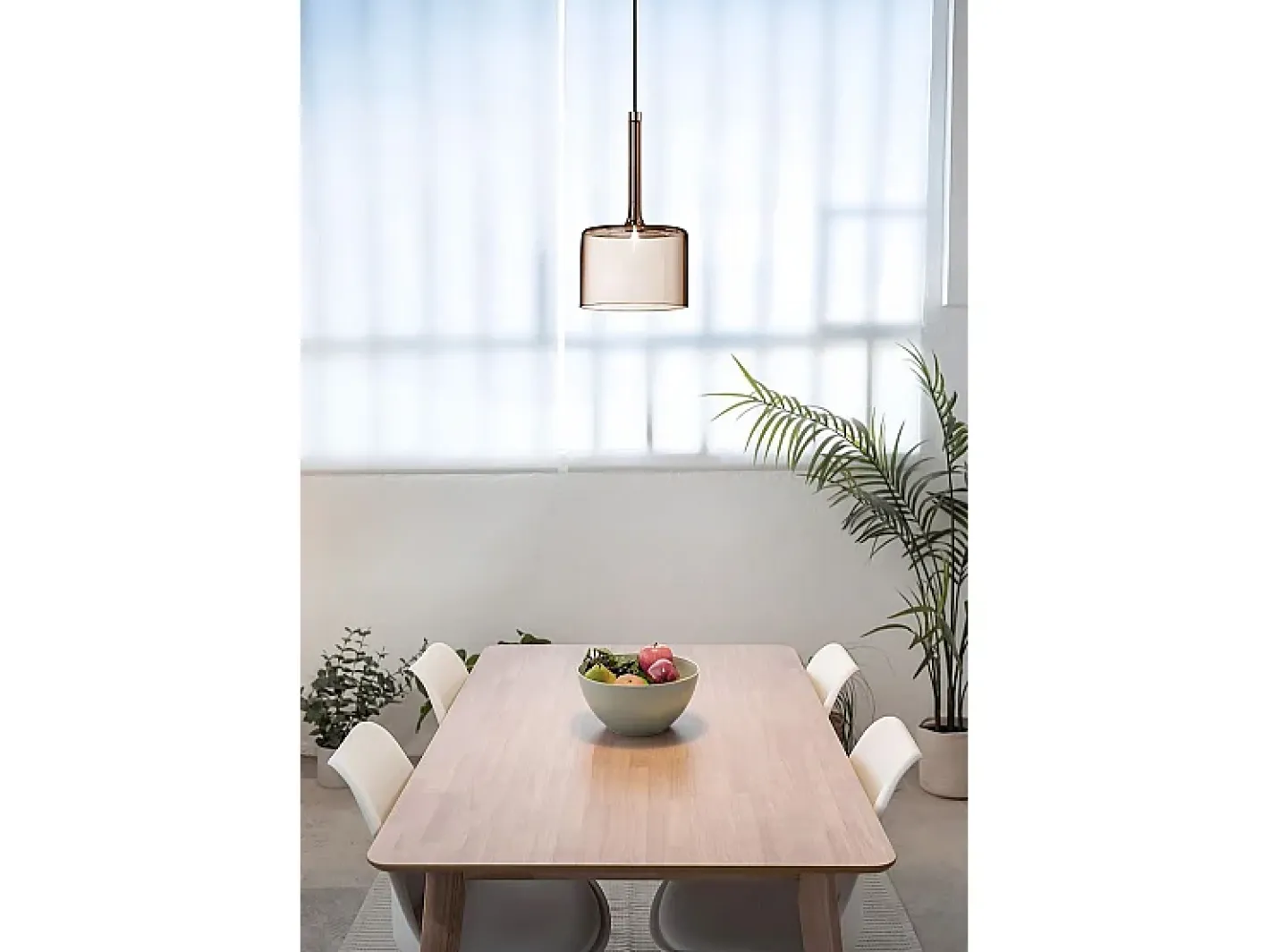 Lámpara Suspendida-Lámpara Toolight App1698-1Cp A Brown Marru00f3n