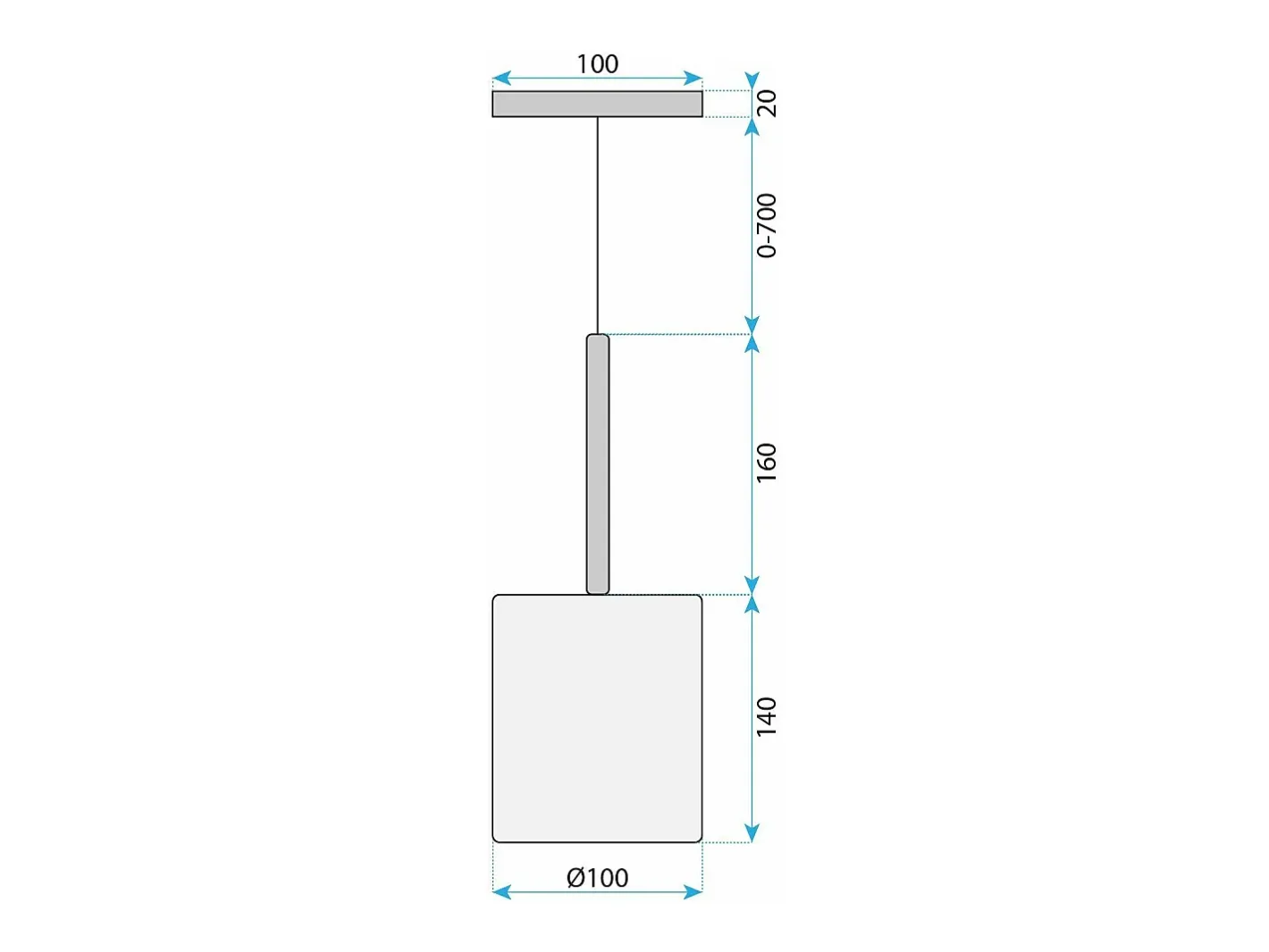 Hot Lámpara Toolight App1702-1Cp B Grey Gris