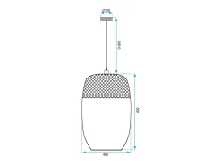 Lámpara Toolight App1327-1Cp Beige Online